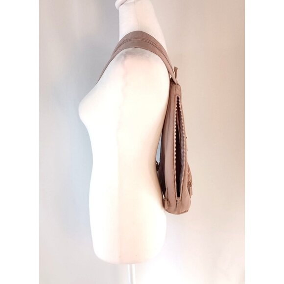 Reebok Women’s Maeve Convertible Crossbody Sling Backpack Mocha Excellent - Picture 9 of 14